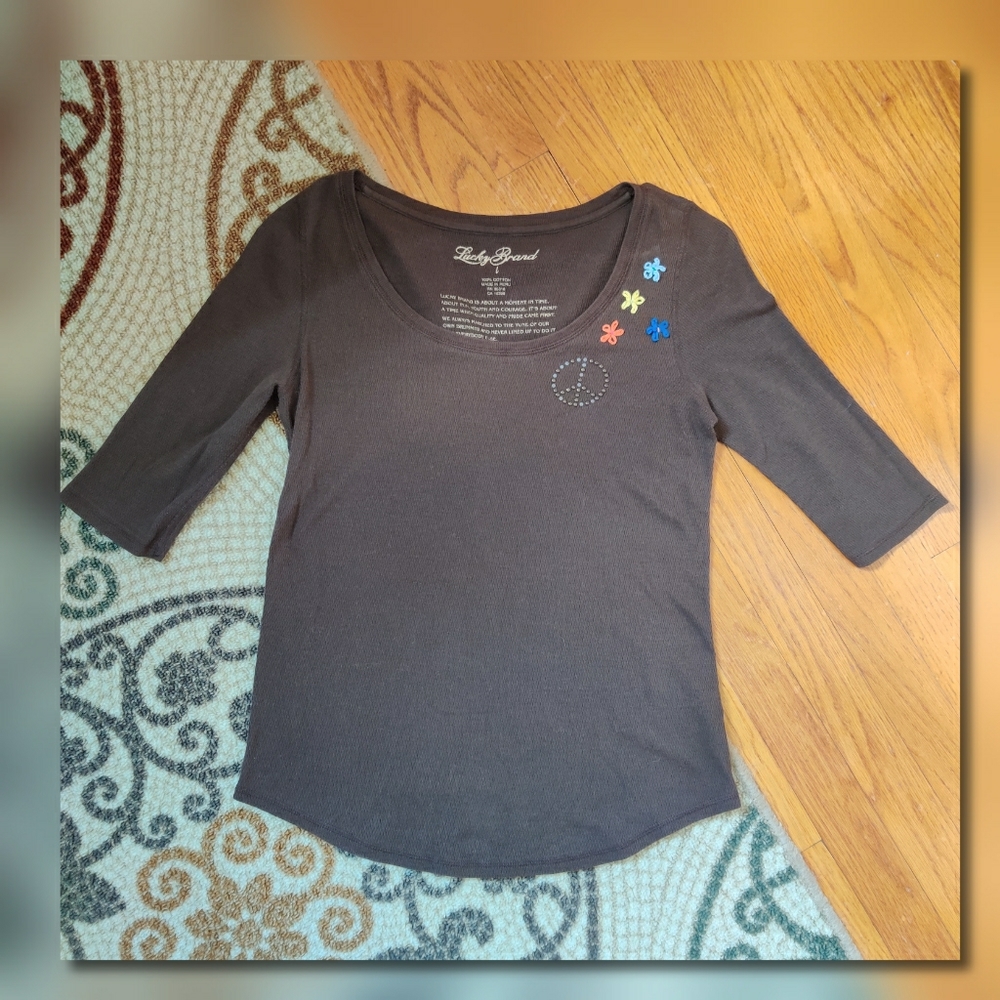 Lucky Brand Peace Shirt